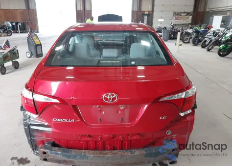 2014 Toyota Corolla Le z USA, uszkodzony, nr VIN 2T1BURHE1EC103989